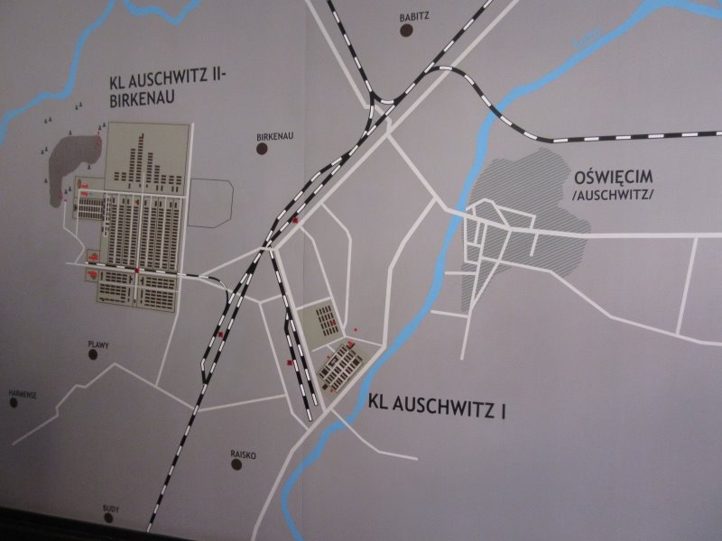 Map of Auschwitz